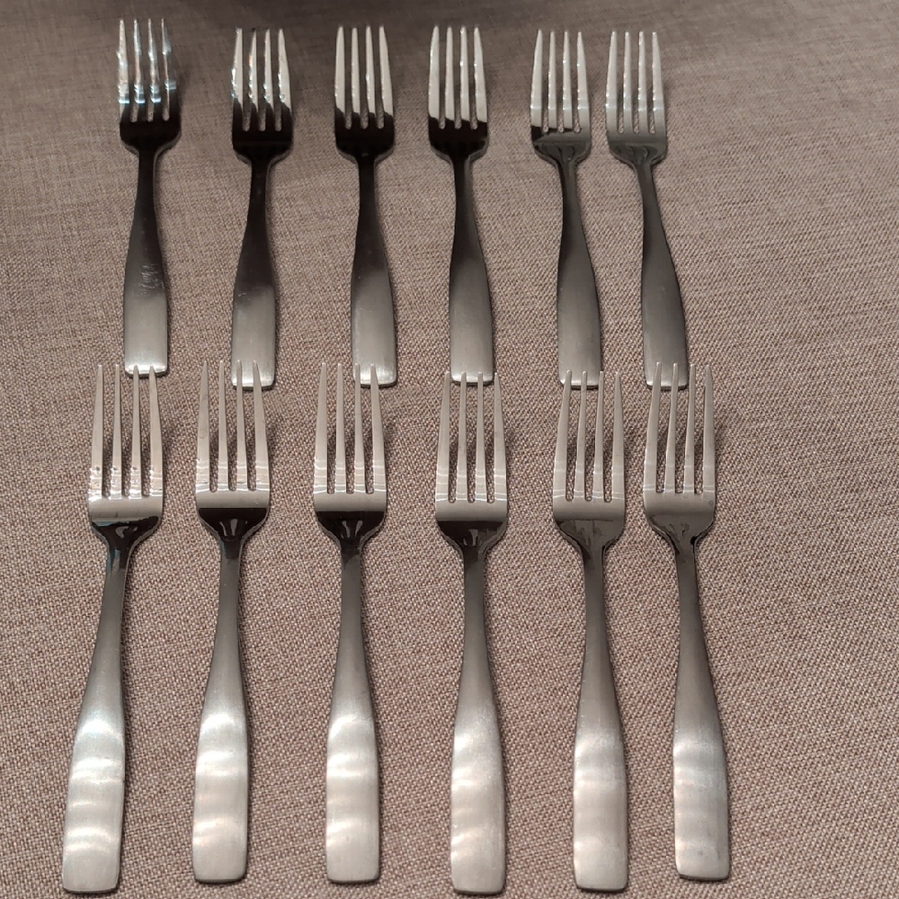 Stainless Steel Fork Set Of 12